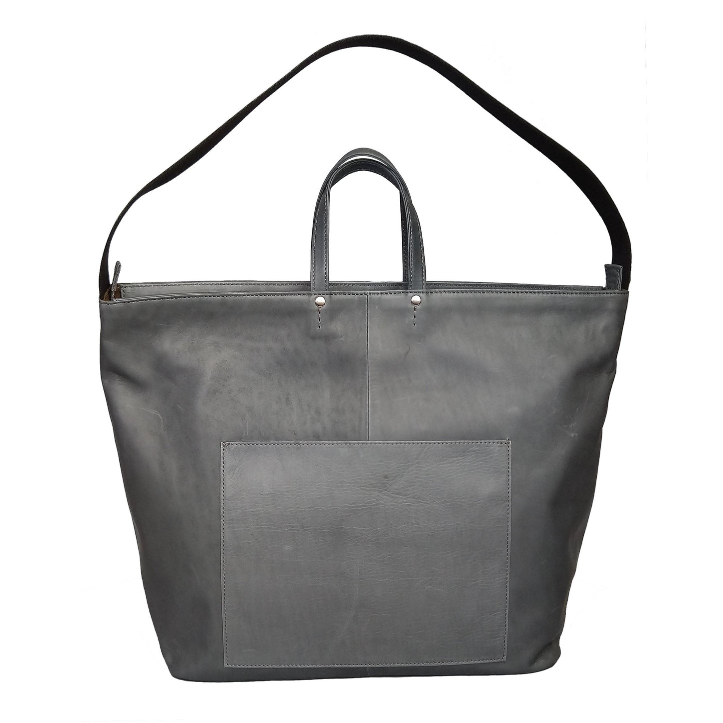 【訳アリ品】日本製／国産／馬革／２WAYバッグ／手提げ／ショルダー／ブラウン／チョコ色／大き目／557193
