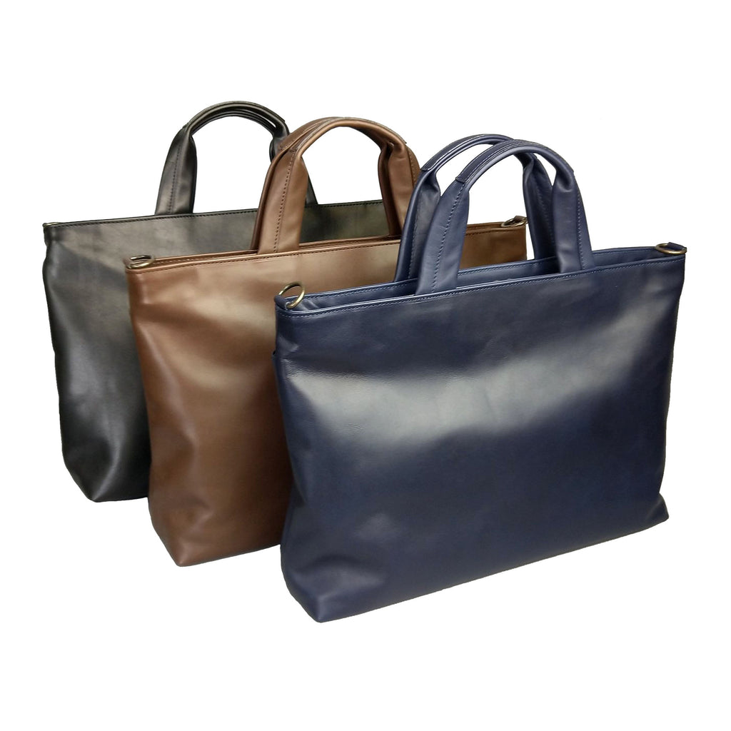 【アウトレット品】豊岡製／日本製／国産／牛革／レザー／ブリーフケース／２ｗａｙ／ネイビー／紺色／631128