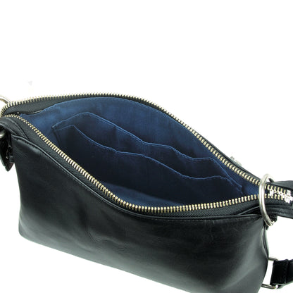 【50％OFF】海外製／牛革製／レザー／ショルダー／ポーチ／クラッチ／ネイビー／紺色／男女兼用／126050／VELBA【在庫限り】